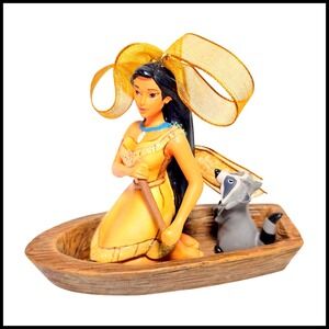 Disney Pocahontas‎ Ornament Danbury Mint Boat with Meeko Christmas Decor